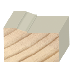 #180 Eastern Brick Mold Exterior Wood  1-1/4" x 2" x 17 feet