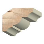 Gutter Mould Exterior Wood  1-3/8" x 3-5/16" x 16 feet