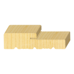 20-min FR FJ Pine Exterior Jamb Weather Strip 5-1/4" x 3"