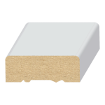 2 Round Edge MDF Door Stop  7/16" x 1-1/4" x 17 feet