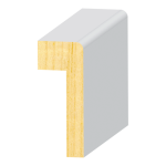 Contemporary Cap w/ 5/8" Rab`t  FJ Pine 1"x 2-1/2"
