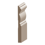 Flex Malibu Baseboard 9/16" x 7-1/4" to match MDF