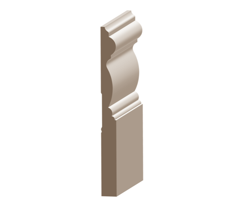 2372973076.png Flex Malibu Baseboard 9/16" x 7-1/4" to match MDF - Image 1