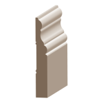 Flex Del Mare Baseboard 9/16" x 4-1/2" to match MDF