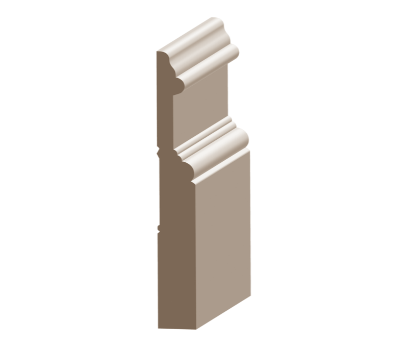 2373010036.png Flex Santa Clara Baseboard 11/16" x 5-3/4 to match MDF - Image 1