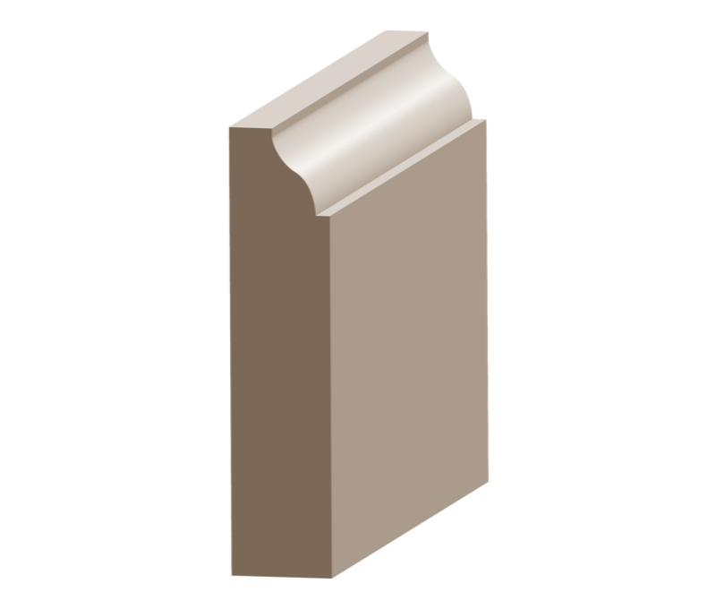 2373010223.png Flex Coronado Baseboard 1/2" x 3-1/4" Scant to match MDF - Image 1