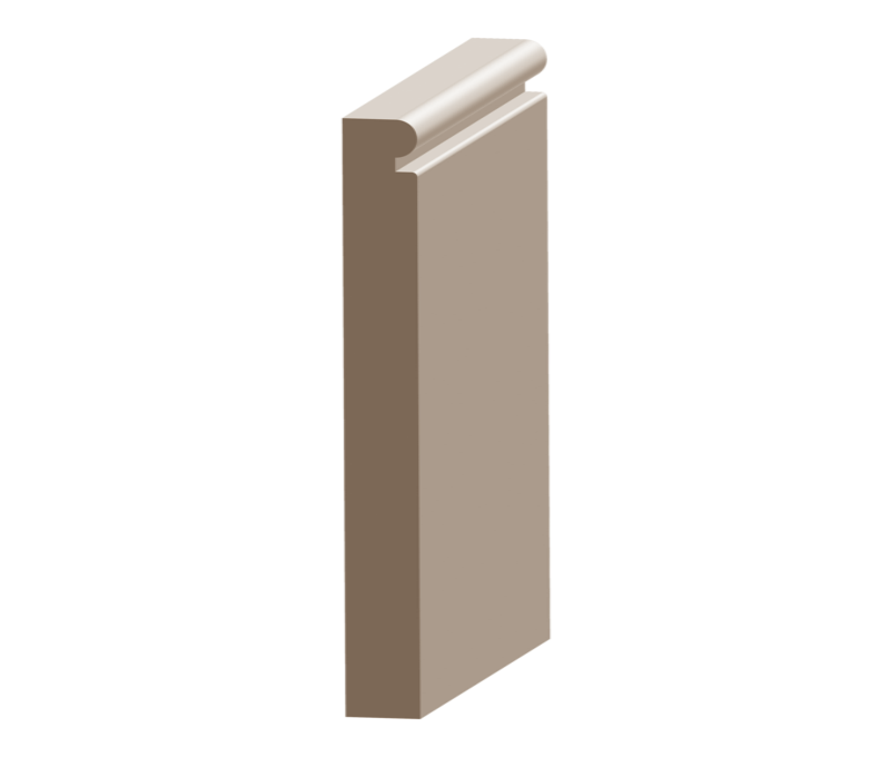 2373031693.png Flex Contemporary MDF Baseboard 1/2" x 5-1/4" to match MDF - Image 1