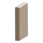 Flex R.E. Baseboard 1/2" x 4-1/2"  to match MDF