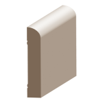 Flex S/L Baseboard 3/8" x 2-1/4" to match MDF