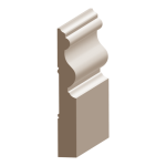 Flex Imperial Baseboard 9/16" x 4-1/2" to match MDF