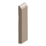 Flex Coronado Baseboard 9/16" x 7-1/4" to match MDF