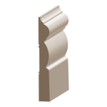 Flex Mission Baseboard 9/16" x 5"  to match MDF