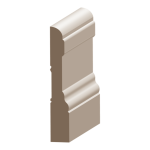 Flex Solano Baseboard 9/16" x 4-1/4" to match MDF