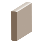 Flex Reversible Baseboard 3/8" x 2-1/4" to match MDF