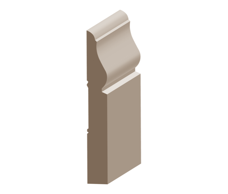 2373089176.png Flex Cresent/Lancaster Baseboard 5/8" x 5-1/4" to match MDF - Image 1