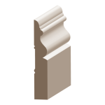 Flex Victorian Baseboard 9/16" x 3-7/8" to match MDF