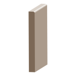 Flex R.E. Baseboard 1/2" x 5-1/2" to match MDF