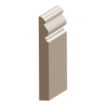 Flex Santa Fe Baseboard 9/16" x 5-1/4" to match MDF