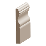 Flex Cape Cod Baseboard 7/16" x 3-7/8" to match MDF