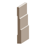 Flex 3 Step Baseboard 1/2" x 5-1/4" to match FJ Pine