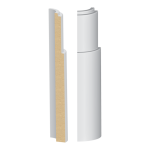 Bullnose Corner MDF Meridian Base 5/8 x 7-1/4"