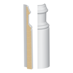 Bullnose Corner MDF Santa Clara Base 5/8 x 7-1/4"