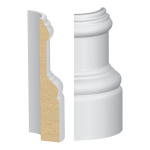 Bullnose Corner MDF Santa Clara Base 9/16 x 3-1/2"