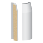 Bullnose Corner MDF Intrada Base 9/16 x 5"