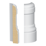 Bullnose Corner MDF Solano Base 9/16 x 4-1/4"