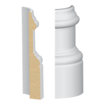 Bullnose Corner MDF Santa Clara Base 9/16 x 4-1/4"