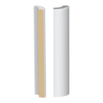 Bullnose Corner MDF RE Base 1/2 x 7 1/2"