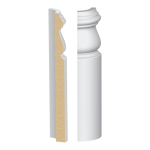 Bullnose Corner MDF Monterey Base 9/16 x 7-1/4"