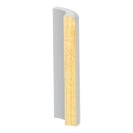 Bullnose Corner FJ Pine RE Craftsman Base  7/16" x 3-1/2"