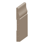 Flex #711 MDF Baseboard 7/16" x 4-3/16" to match MDF