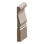 Flex B Cape Cod Baseboard 9/16" x 5-1/4" to match MDF
