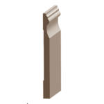 Flex Classic Beaded Baseboard 9/16" x 7-1/4" to match MDF