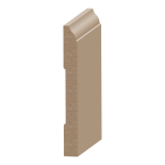 Flex Coronado Baseboard 1/2" x 5-1/4" Scant to match MDF