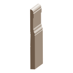 Flex Colonial Baseboard 9/16" x 7-1/4" to match MDF