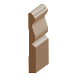 Flex Monterey Baseboard 9/16" x 4-1/2" to match MDF