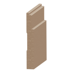 Flex Meridian Baseboard 9/16" x 4-1/2" to match MDF